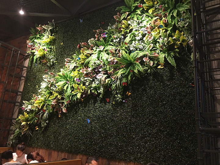 室內仿真植物墻