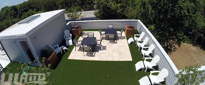 仿真草坪屋頂綠化