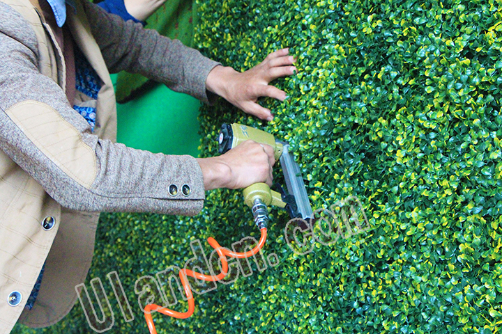 仿真植物墻施工