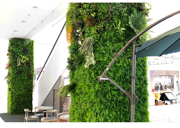 商場立柱仿真植物裝飾