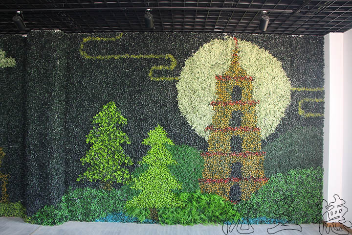 室內(nèi)仿真植物設(shè)計-絲綢之路之塔