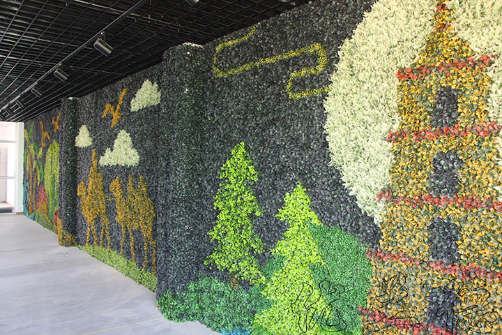 室內(nèi)仿真植物設(shè)計-絲綢之路全景圖