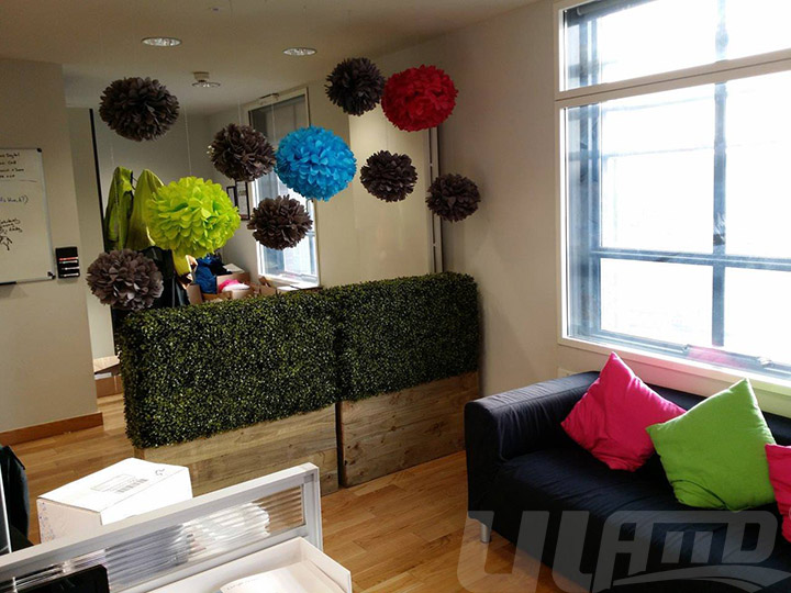 室內(nèi)仿真植物屏風(fēng)隔斷