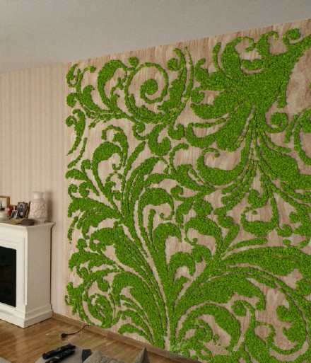 永生苔蘚墻室內裝飾