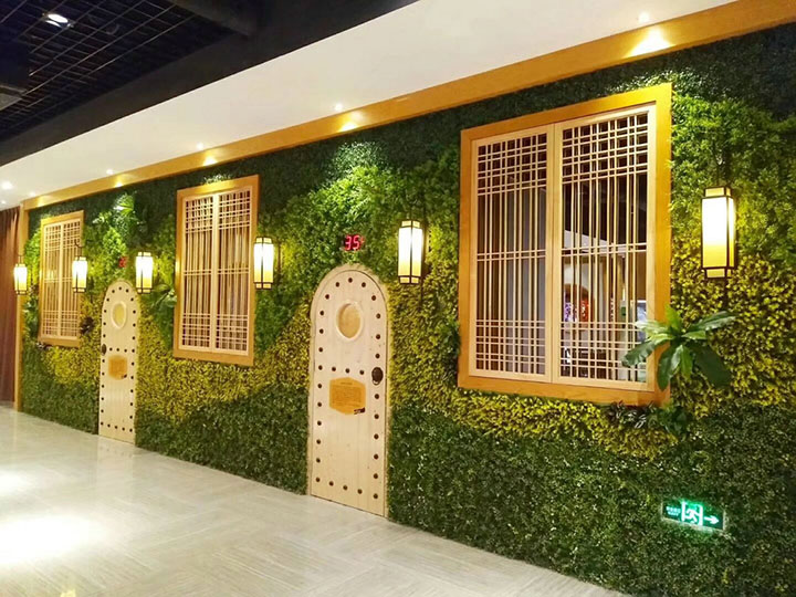 外墻塑料植物墻