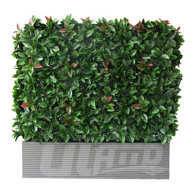 塑料仿真植物屏風