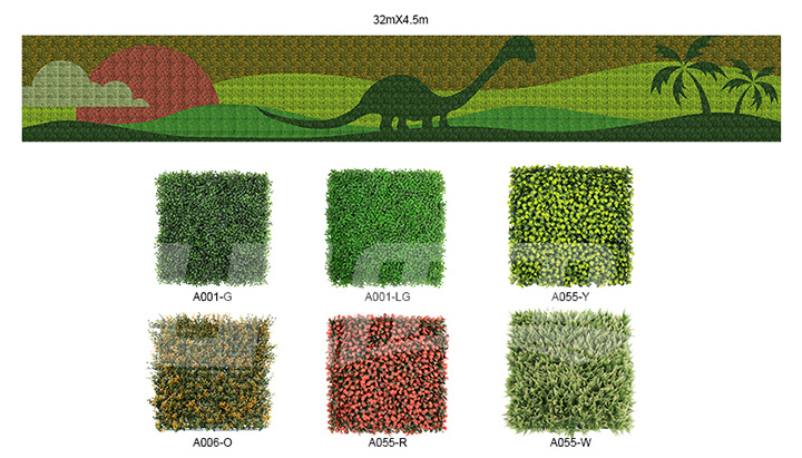 垂直綠化植物墻設(shè)計(jì)