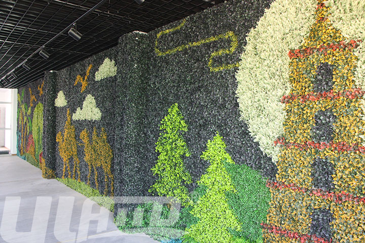 仿真植物墻設計