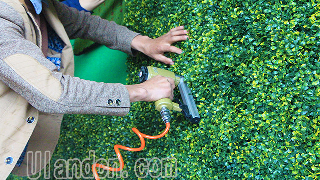 南京仿真植物墻施工