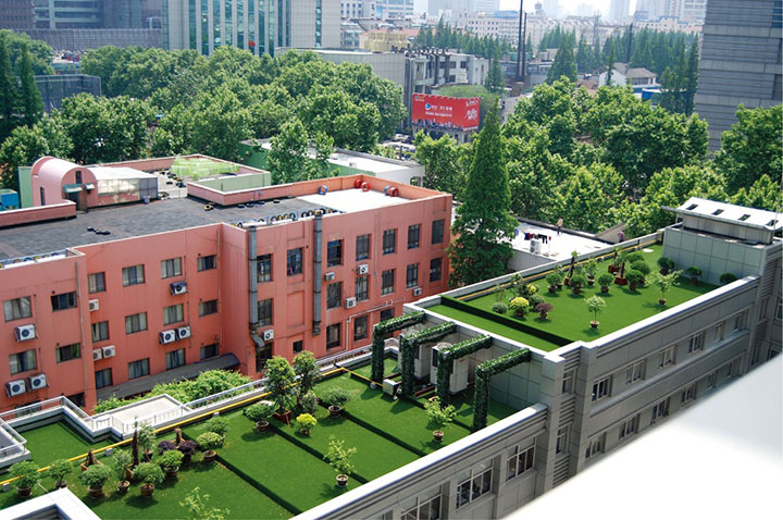 仿真草坪屋頂綠化