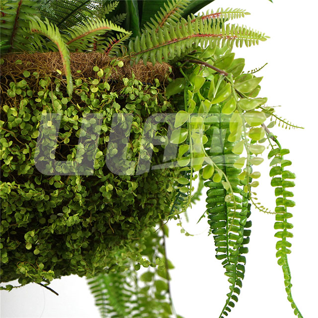 裝飾用假植物吊籃